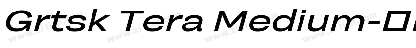 Grtsk Tera Medium字体转换